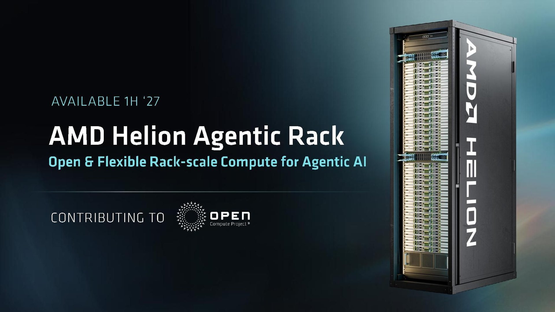 AMD представила проект стойки Helion до 32 768 ядер Zen 6