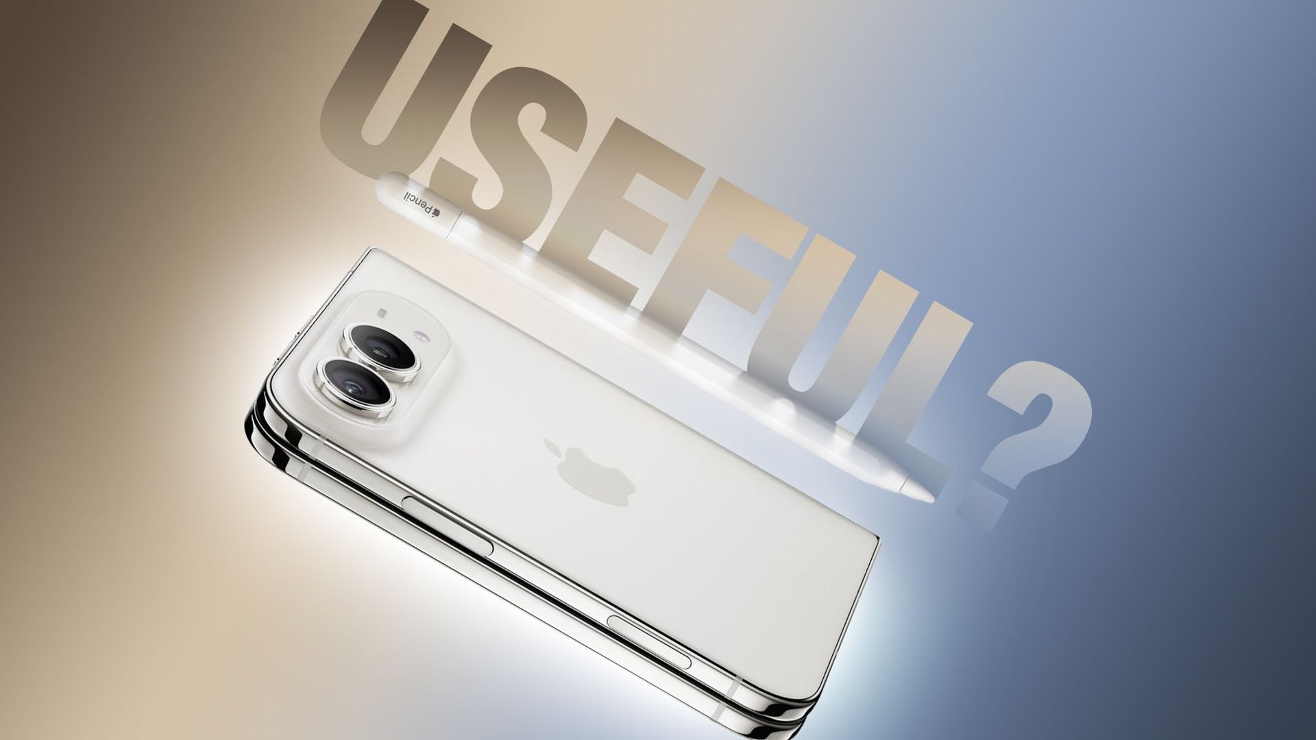 iPhone Duo поддерживает только Apple Pencil с USB C в бете iOS 272