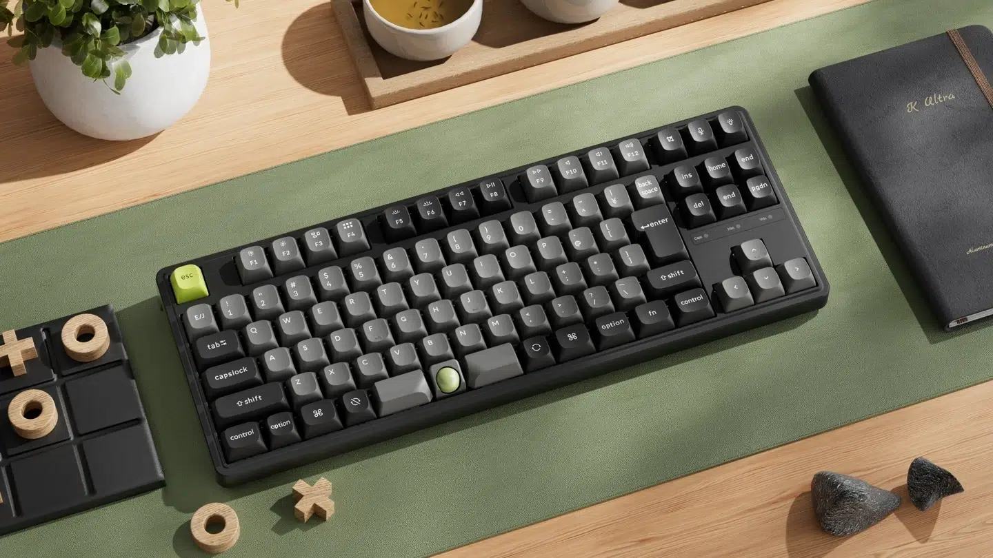 Keychron C3 Pro Trackball 8K получила трекбол между частями пробела