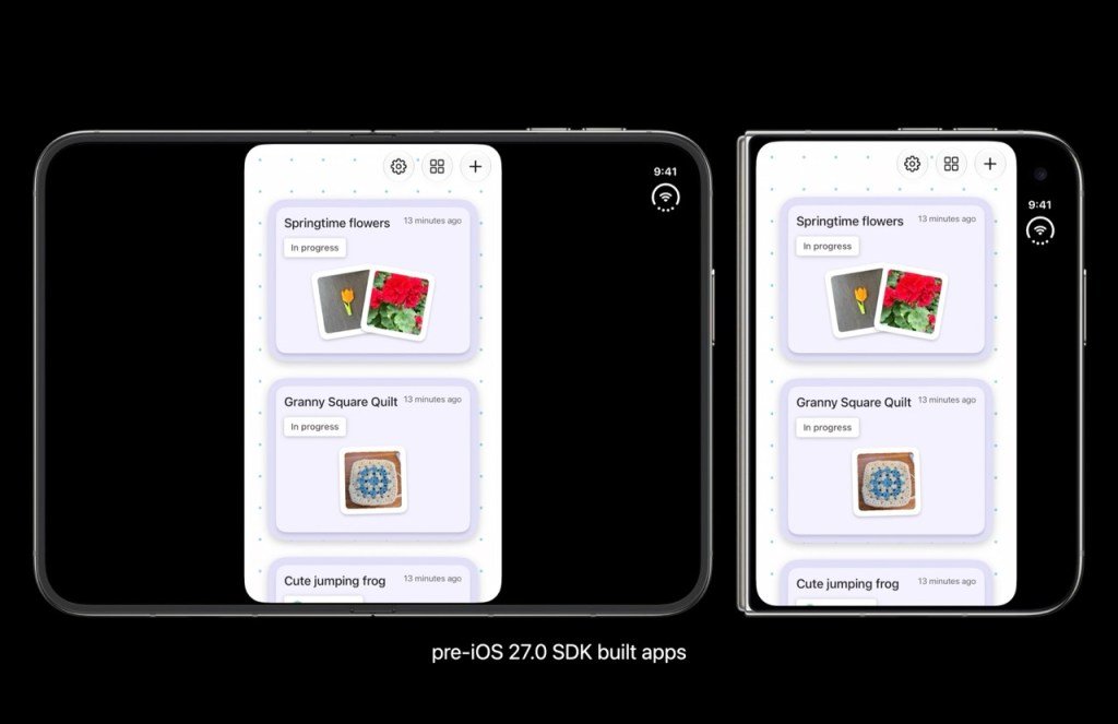 По данным IT Home две игры пока не заполняют внутренний экран iPhone Duo