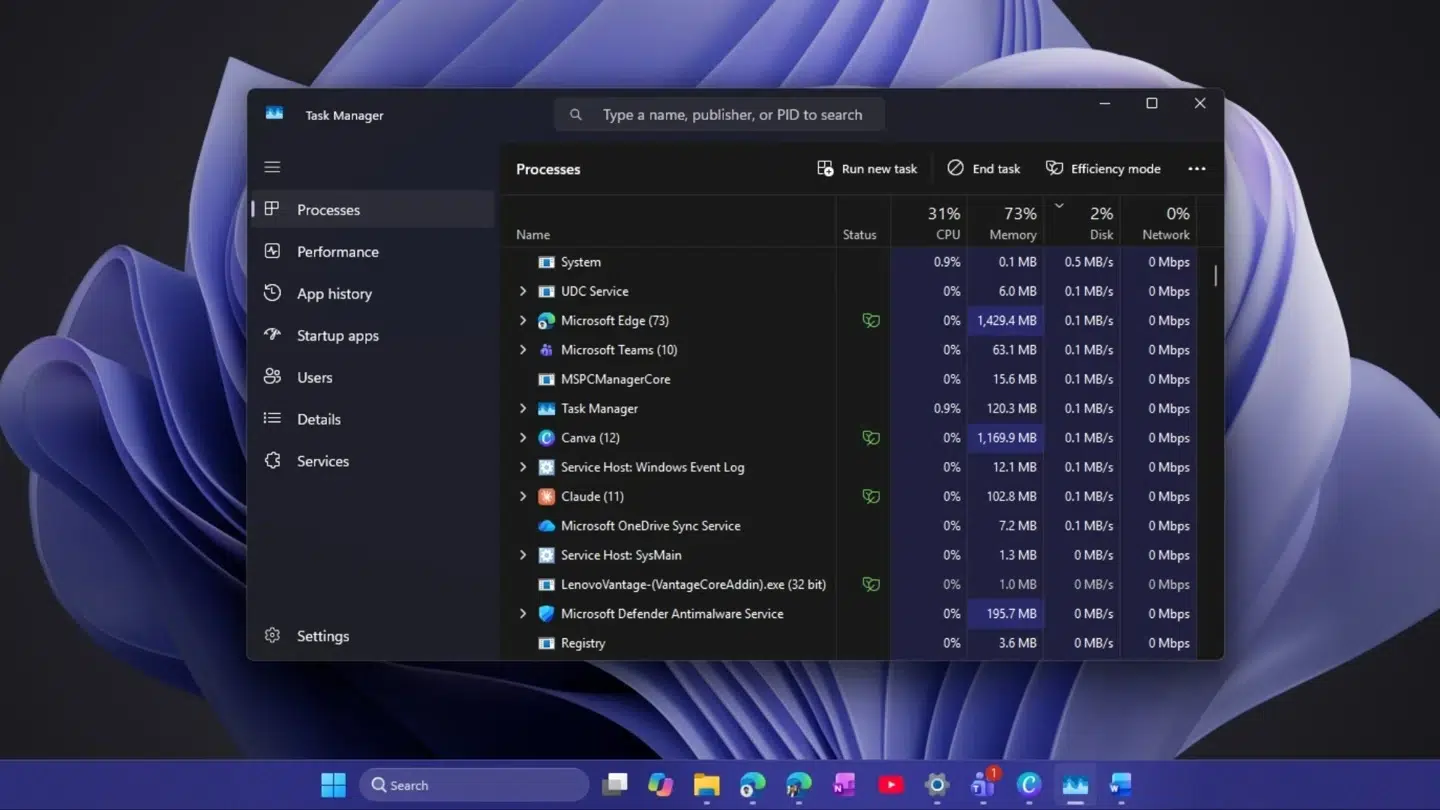 Microsoft объяснила почему высокий приоритет не спасает диспетчер задач Windows