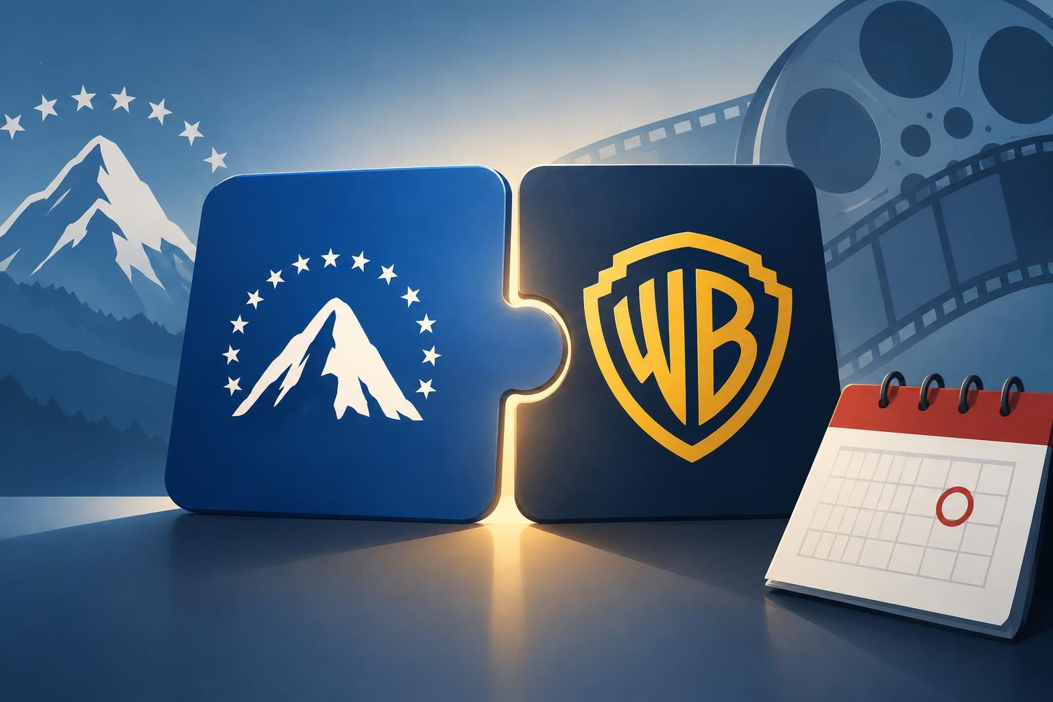 Иллюстрация к теме Paramount планирует завершить покупку Warner Bros Discovery 6 октября